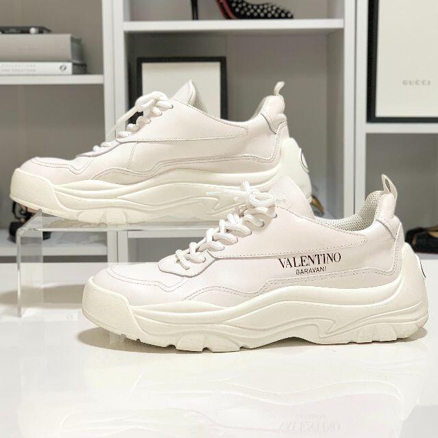 VALENTINO(ヴァレンティノ)の3480 ヴァレンティノ VLTN ガムボーイ カーフスキン スニーカー 白 レディースの靴/シューズ(スニーカー)の商品写真