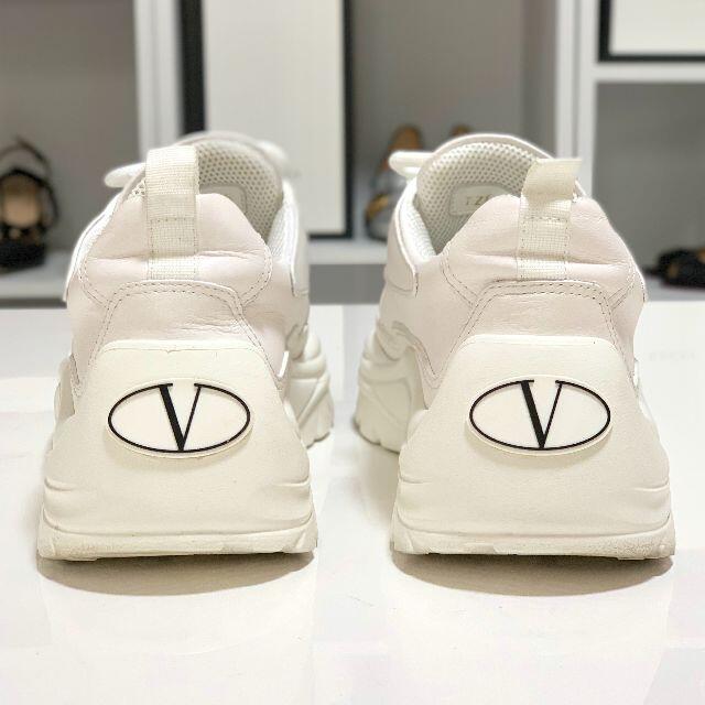 VALENTINO(ヴァレンティノ)の3480 ヴァレンティノ VLTN ガムボーイ カーフスキン スニーカー 白 レディースの靴/シューズ(スニーカー)の商品写真