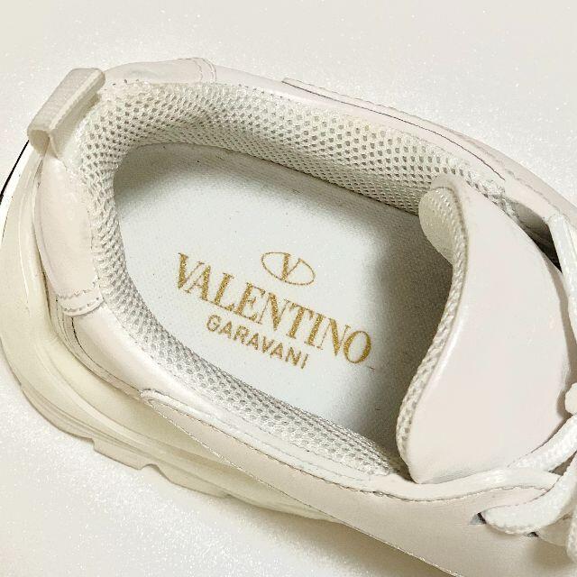 VALENTINO(ヴァレンティノ)の3480 ヴァレンティノ VLTN ガムボーイ カーフスキン スニーカー 白 レディースの靴/シューズ(スニーカー)の商品写真
