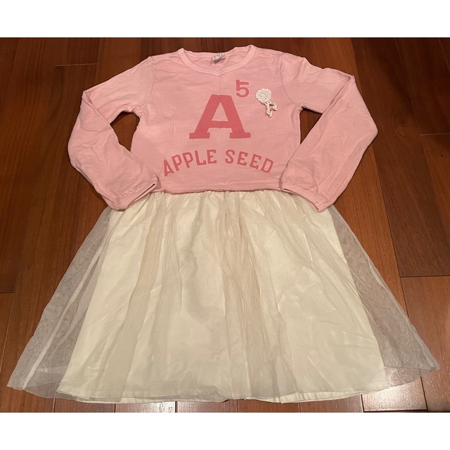 REDDY APPLESEED(レディーアップルシード)のREDDY APPLESEED ワンピース ピンク キッズ/ベビー/マタニティのキッズ服女の子用(90cm~)(ワンピース)の商品写真