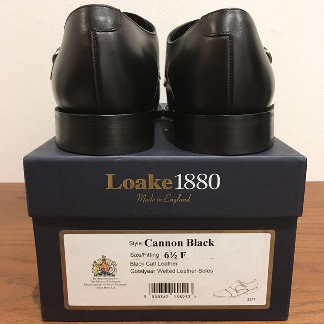 Loake(ローク)の☆未使用品☆ Loake 1880 6.5F CANNON / 英国製 25cm メンズの靴/シューズ(ドレス/ビジネス)の商品写真