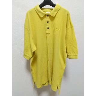 ナイキ(NIKE)のNIKE ポロシャツ Ｍサイズ 黄色 ナイキ ヴィンテージ 90S 白タグ 古着(ポロシャツ)