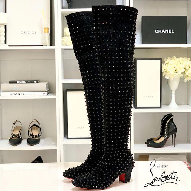 2年保証』 Christian Louboutin - 3249 クリスチャンルブタン スエード