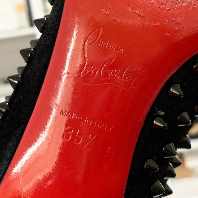 Christian Louboutin(クリスチャンルブタン)の3249 クリスチャンルブタン スエード スタッズ ニーハイブーツ ロングブーツ レディースの靴/シューズ(ブーツ)の商品写真