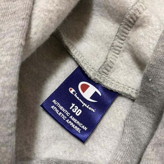 Champion(チャンピオン)の【美品】champion スウェットワンピース　130 キッズ/ベビー/マタニティのキッズ服女の子用(90cm~)(ワンピース)の商品写真