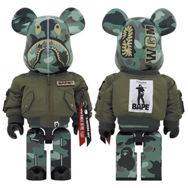 MEDICOM TOY - 数量限定 BAPE × ALPHA 1000%ベアブリック/未開封 MEDICOM TOY - 数量限定 BAPE × ALPHA 1000%ベアブリック/未開封