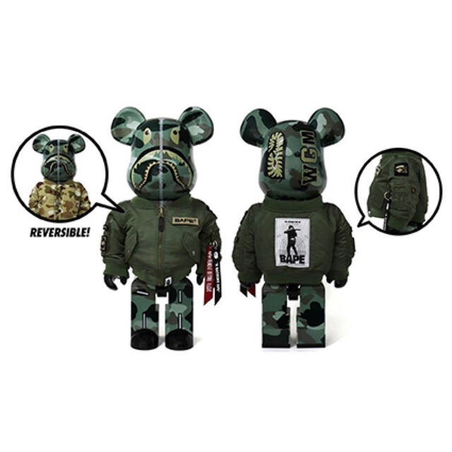 MEDICOM TOY - 数量限定 BAPE × ALPHA 1000%ベアブリック/未開封 MEDICOM TOY - 数量限定 BAPE × ALPHA 1000%ベアブリック/未開封