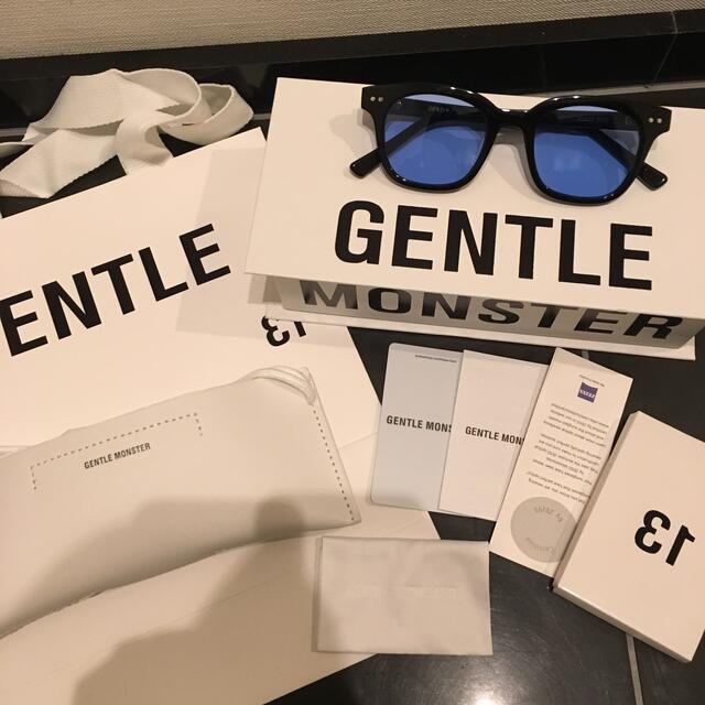 GENTLE MONSTER ジェントルモンスター サングラス ブルーの通販 by