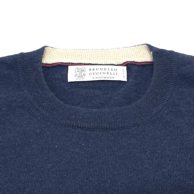 ブルネロクチネリ Brunello Cucinelli クルーネック リブニット