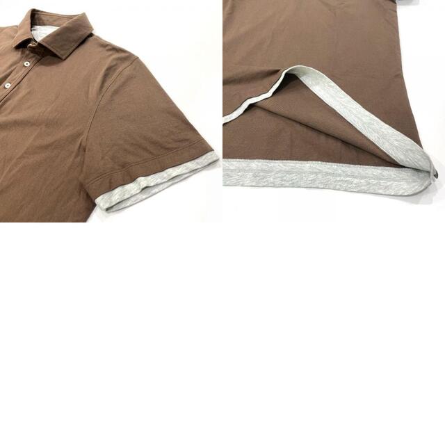 BRUNELLO シャツ ポロシャツ ブラウンの通販 by ブランドショップ 