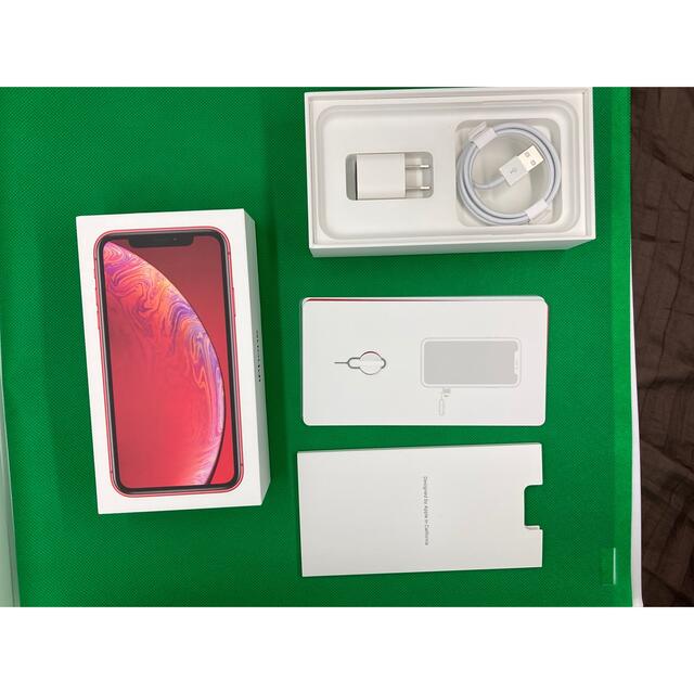 スマートフォン/携帯電話【美品】iPhone XR Red 64GB SIMフリー