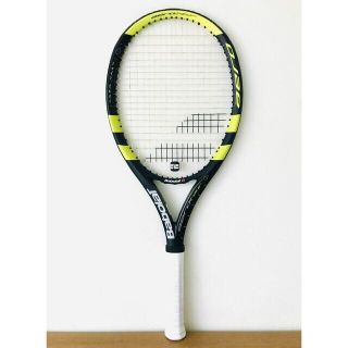 バボラ(Babolat)の【美品】バボラ『アエロツアー Aero Tour』テニスラケット／G2／イエロー(ラケット)