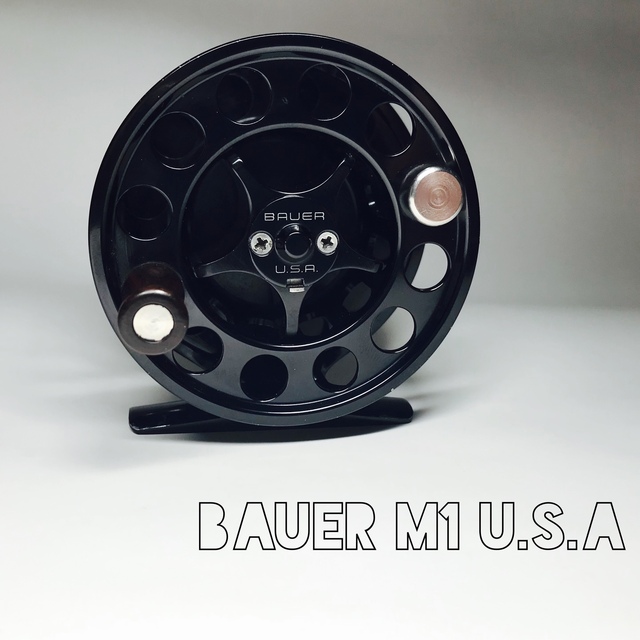 バスポンドBAUER M1 U.S.A ラージアーバーフライリール