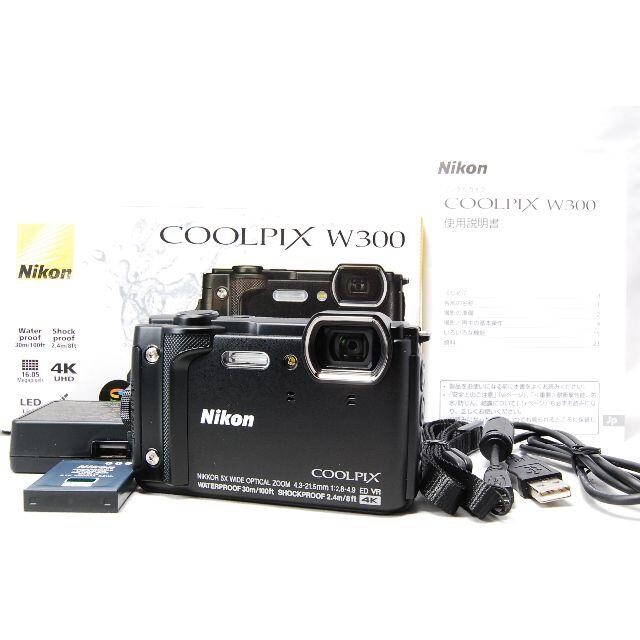 Nikon COOLPIX W300 ブラックコンパクトデジタルカメラ