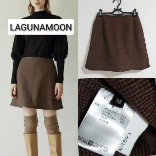 ラグナムーン(LagunaMoon)のラグナムーン　チェック ショートパンツ イン ミニスカート  Mサイズ(ミニスカート)