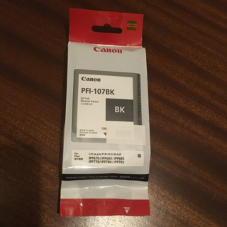 キヤノン(Canon)のCanon PFI-107 BK （純正品）１個(PC周辺機器)