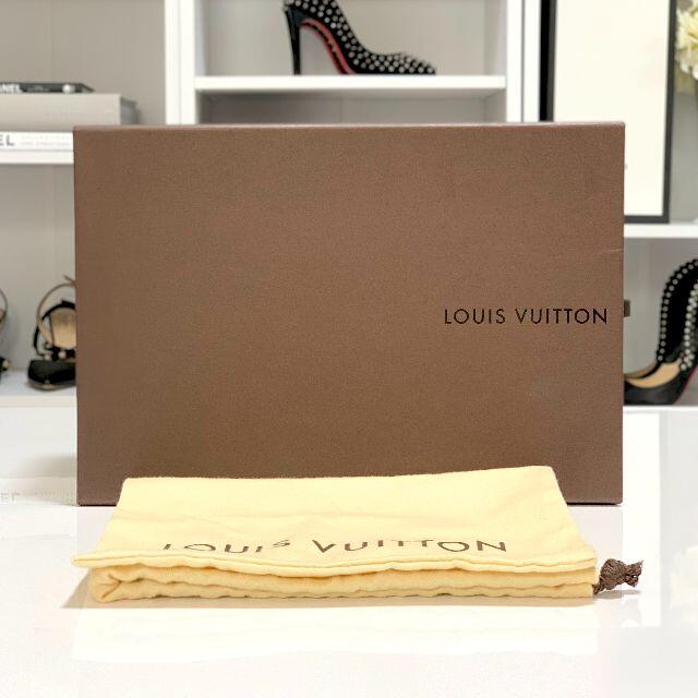 LOUIS VUITTON(ルイヴィトン)の3449 ヴィトン レザー ウッド オープントゥ ブーティ ブラウン レディースの靴/シューズ(ブーティ)の商品写真