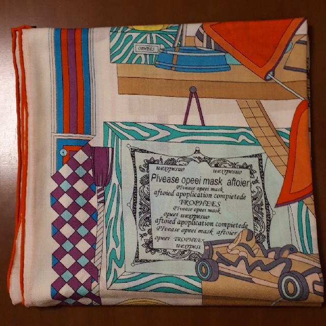 カシシル　カレジェアン　カシミア　シルク　スカーフ レディースのファッション小物(マフラー/ショール)の商品写真