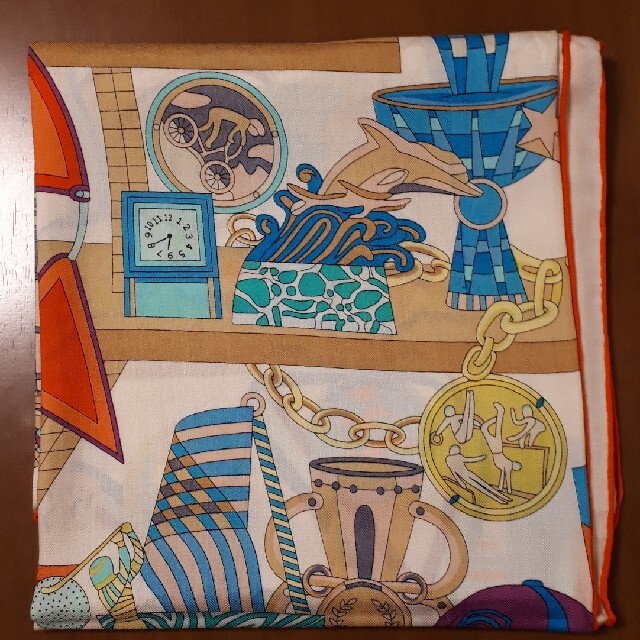 カシシル　カレジェアン　カシミア　シルク　スカーフ レディースのファッション小物(マフラー/ショール)の商品写真