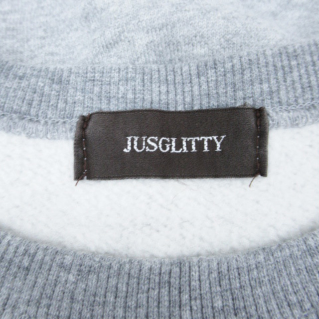 JUSGLITTY(ジャスグリッティー)のジャスグリッティー JUSGLITTY トレーナー スウェット 長袖 ラウンドネ レディースのレディース その他(その他)の商品写真