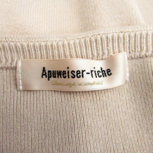 Apuweiser-riche(アプワイザーリッシェ)のアプワイザーリッシェ Apuweiser-riche ニット カットソー 七分袖 レディースのレディース その他(その他)の商品写真