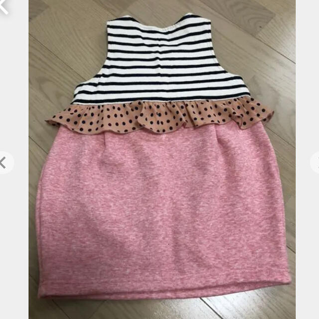 女の子　ベイビーチアー  100 ジャンパースカート キッズ/ベビー/マタニティのキッズ服女の子用(90cm~)(ワンピース)の商品写真