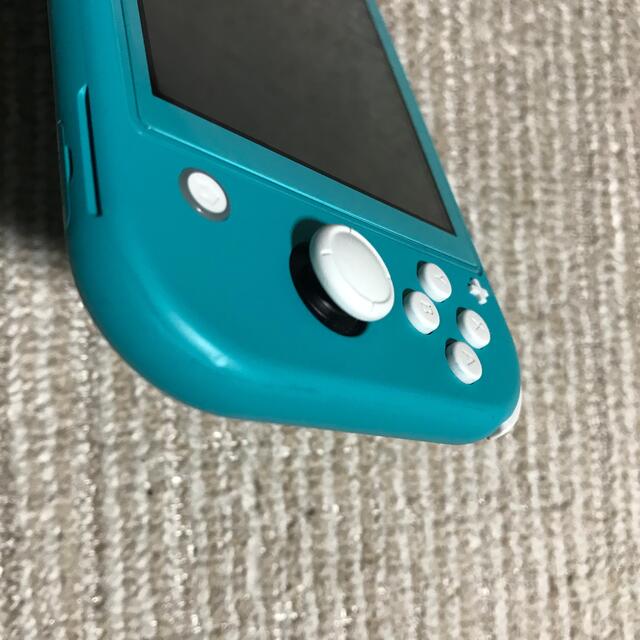 ニンテンドースイッチライト ターコイズ 液晶傷なし 本体のみ   家庭用