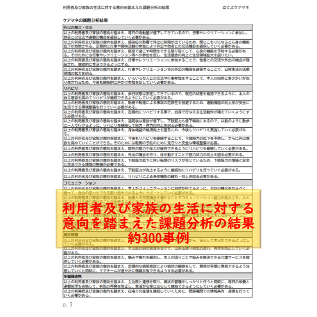 （2冊セット）ケアプラン文例【居宅版+予防版】 ハンドメイドのハンドメイド その他(その他)の商品写真