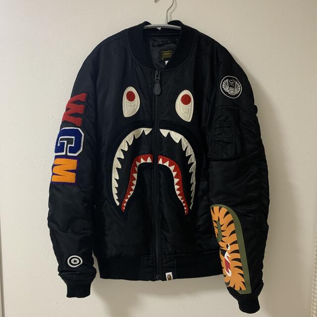 A BATHING APE - A BATHING APE MA-1の通販 by やんぐま〜ん's shop ...