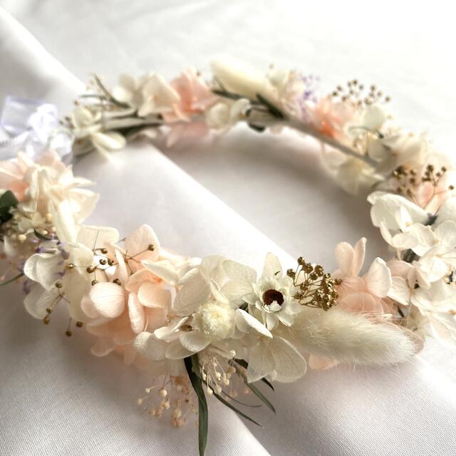 ベビー 花かんむり 花冠 ドライフラワー プリザーブドフラワー