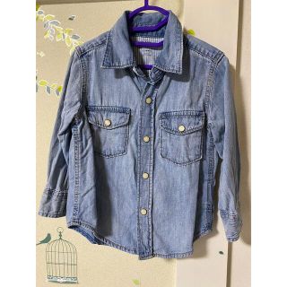 ベビーギャップ(babyGAP)の【baby GAP】デニムシャツ 90cm〜95cm(ブラウス)