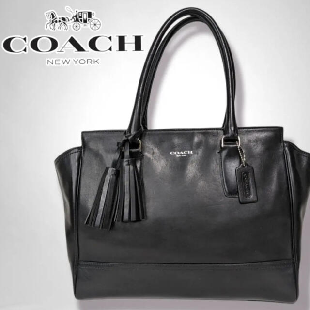 COACH コーチハンドバッグ　タッセル　ハンドバッグ