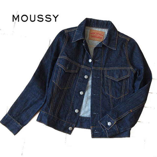 moussy(マウジー)の専用　超美品 1(S位) マウジー デニムジャケット レディースのジャケット/アウター(Gジャン/デニムジャケット)の商品写真