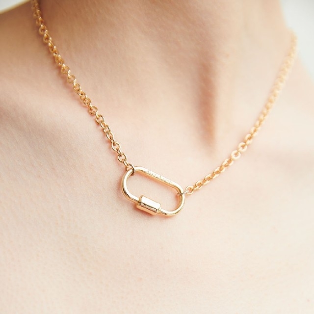 ALEXIA STAM(アリシアスタン)のアリシアスタン　Carabiner Chain Necklace  Gold  レディースのアクセサリー(ネックレス)の商品写真