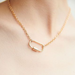 アリシアスタン(ALEXIA STAM)のアリシアスタン　Carabiner Chain Necklace  Gold (ネックレス)