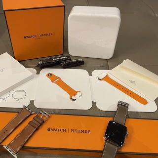 アップルウォッチ(Apple Watch)のApple Watch HERMES series3 38 エルメス　ベルト3本(その他)