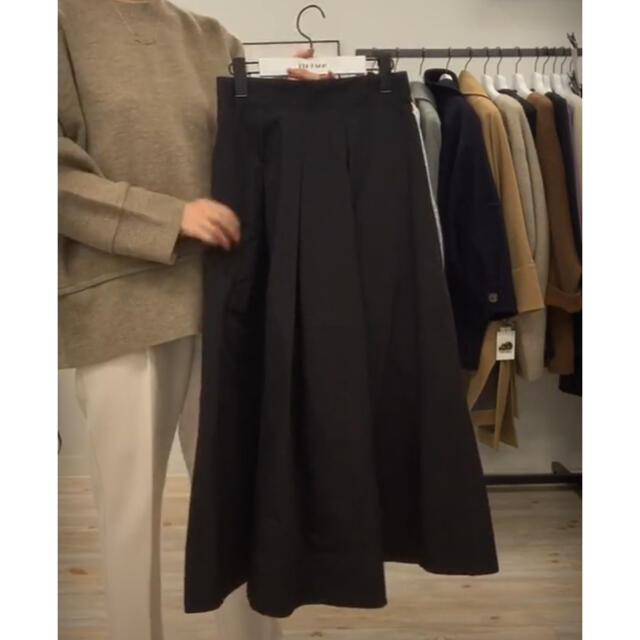 machatt メモリーロングスカート【ブラック】の通販 by emiii..'s shop