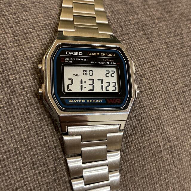 CASIO(カシオ)の【稼働品】CASIO  腕時計 チープカシオ A158WA-1JF シルバー メンズの時計(腕時計(デジタル))の商品写真