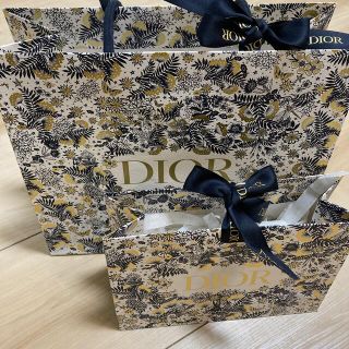 ディオール(Dior)の【新品未使用】ディオール  限定 ショッパー クリスマス　紙袋 ラッピングギフト(ショップ袋)