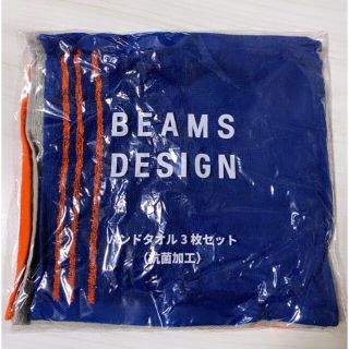 ビームス(BEAMS)の新品・未使用【BEAMS DESIGN】タオルハンカチ3枚set(ハンカチ)