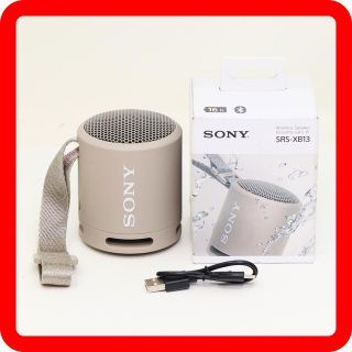 ソニー(SONY)の美品 ●SONY SRS-XB13 ベージュ Bluetooth スピーカー(スピーカー)