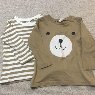 エイチアンドエム(H&M)の【H&M】ロンT2枚セット【サイズ80】(Ｔシャツ)