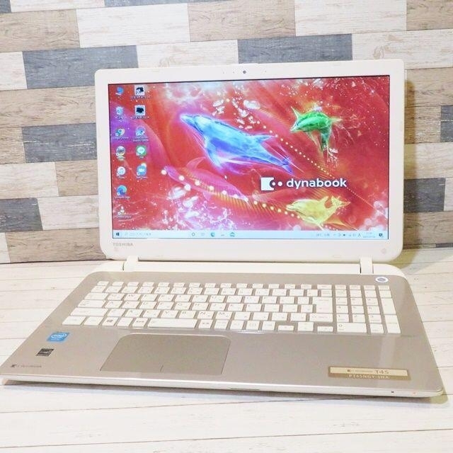 9,306円【超綺麗な金】薄型/WEBカメラ/dynabook/ノートパソコン