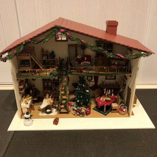 美品】ミニチュアハウス クリスマスハウス レトロの通販 by ジゼル