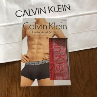 カルバンクライン(Calvin Klein)のCustomized Stretch Micro（ボクサーブリーフタイプ）レッド(ボクサーパンツ)