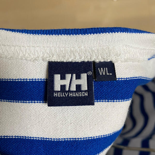 HELLY HANSEN(ヘリーハンセン)のヘリーハンセン HELLY HANSEN ボーダーカットソー ブルー 長袖 レディースのトップス(カットソー(長袖/七分))の商品写真