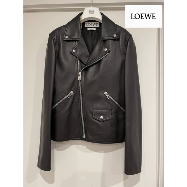 LOEWE(ロエベ)の【定価50万】Loewe ライダースジャケット メンズのジャケット/アウター(ライダースジャケット)の商品写真