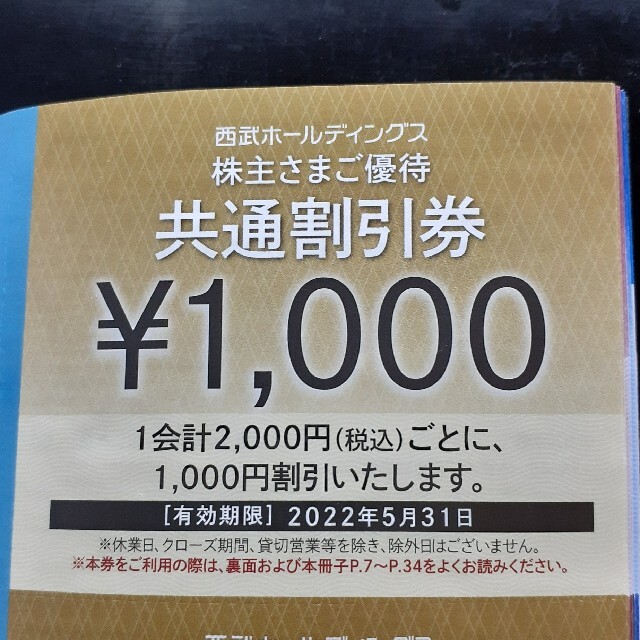 西武　株主優待　共通割引券　１０枚　最新