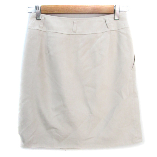 LAUTREAMONT(ロートレアモン)のロートレアモン LAUTREAMONT スカート 台形 ひざ丈 スエード調 38 レディースのスカート(ひざ丈スカート)の商品写真