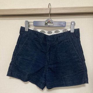 ディッキーズ(Dickies)の[お値下げ]Dickies コーデュロイ　ネイビー　ショートパンツ(ショートパンツ)